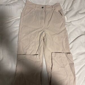 Wilfred Free Beige Cargo Pants — Size 2 (Worn Once)